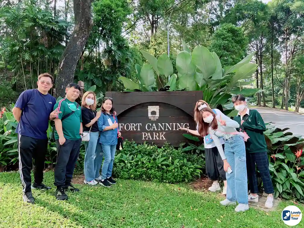 fort canning park singapore tour review