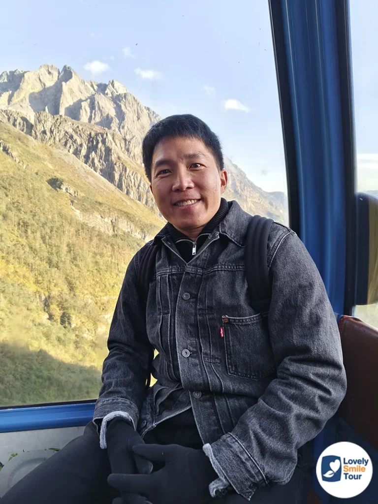 รีวิว ภูเขาหิมะมังกรหยก Jade Dragon Snow Mountain สถานที่ท่องเที่ยว 5A เมืองลี่เจียง 6 วิวภูเขาระหว่างนั่งกระเช้า