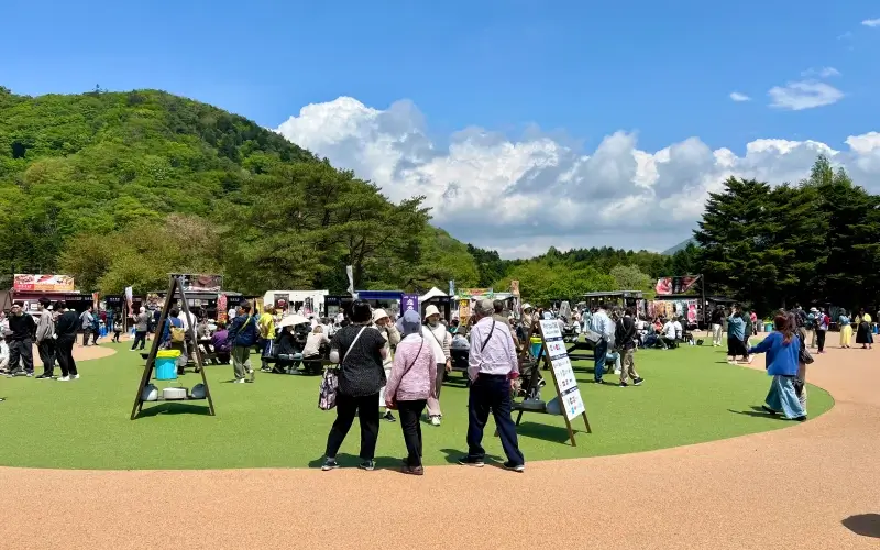 รีวิว Fuji Shibazakura Festival ชมทุ่งพิงค์มอสหลากสีที่หนึ่งปีมีหนึ่งครั้ง 2025 6 Fuji Shibazakura Festival