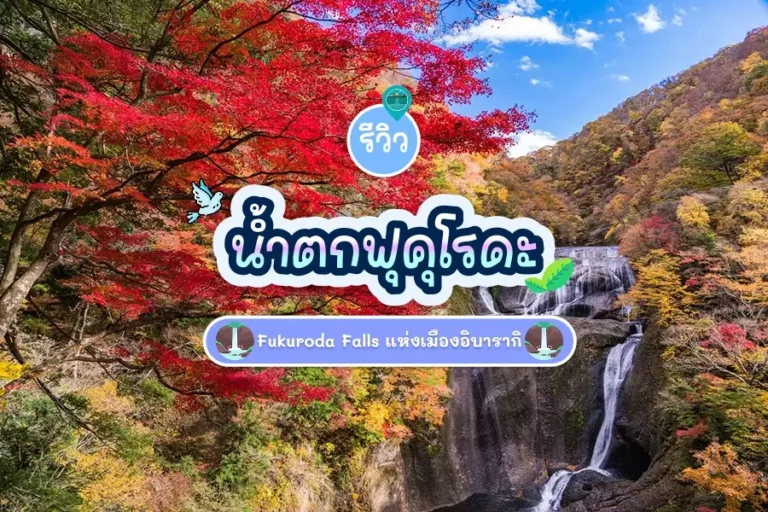 รีวิวน้ำตกฟุคุโรดะ Fukuroda Falls แห่งเมืองอิบารากิ 1 fukuroda falls review