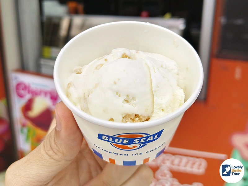 รีวิว Umikaji Terrace Senagajima ที่เที่ยวโอกินาว่าชิลๆ ริมทะเล 9 ไอศกรีม BLUE SEAL ที่ Umikaji Terrace Senagajima