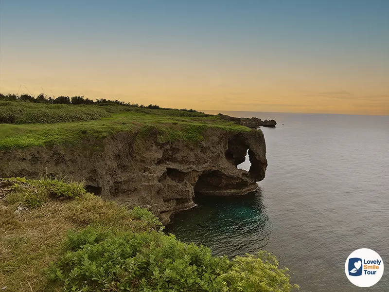 รีวิว Cape Manzamo ผามันซาโมะ ที่เที่ยวริมทะเลโอกินาว่า 10 cape manzamo sunset