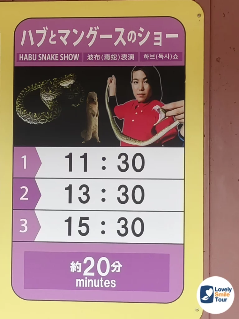 รีวิว Okinawa World โอกินาว่าเวิลด์ อัปเดตล่าสุด 22 รอบการแสดง Habu Snake Show