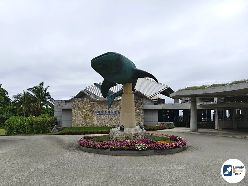 รีวิว Okinawa Churaumi Aquarium พิพิธภัณฑ์สัตว์น้ำโอกินาว่า อัปเดตล่าสุด 3 บริเวณทางเข้า Okinawa Churaumi Aquarium