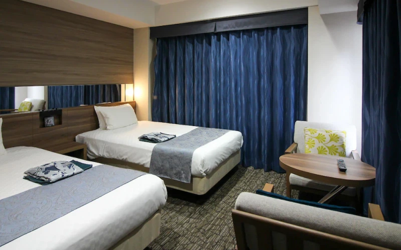 10 ที่พักโอกินาว่า ใกล้สถานีรถไฟ อัปเดตล่าสุด 5 ห้อง Twin Room - Non-Smoking โรงแรม Almont Hotel Naha-Kenchomae