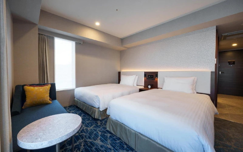 10 ที่พักโอกินาว่า ใกล้สถานีรถไฟ อัปเดตล่าสุด 9 ห้อง Superior Twin Room โรงแรม Hotel Grand Consort Naha