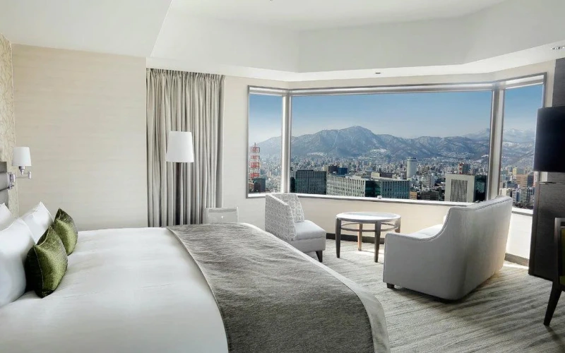 10 ที่พักซัปโปโร ใกล้สถานีรถไฟ อัปเดตล่าสุด 5 ห้อง Moderate Double Non- Smoking โรงแรม JR Tower Hotel Nikko Sapporo