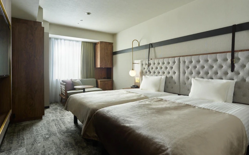 10 ที่พักซัปโปโร ใกล้สถานีรถไฟ อัปเดตล่าสุด 31 ห้อง Standard - 2 Beds โรงแรม Mitsui Garden Hotel Sapporo West