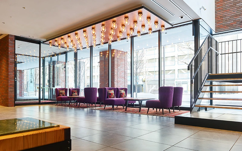 10 ที่พักซัปโปโร ใกล้สถานีรถไฟ อัปเดตล่าสุด 30 ล็อบบี้โรงแรม Mitsui Garden Hotel Sapporo West