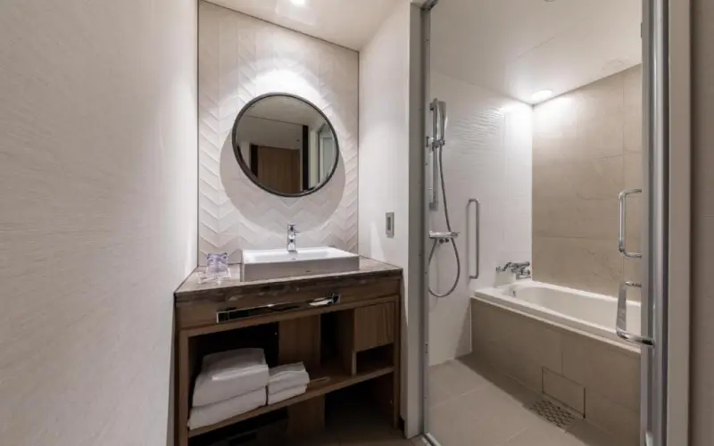 10 ที่พักซัปโปโร ใกล้สถานีรถไฟ อัปเดตล่าสุด 23 ห้องน้ำโรงแรม SOLARIA NISHITETSU HOTEL SAPPORO