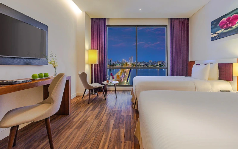 10 ที่พักดานัง ระดับ 4-5 ดาว คุณภาพเยี่ยม อัปเดตล่าสุด 17 ห้อง Deluxe Twin With River View