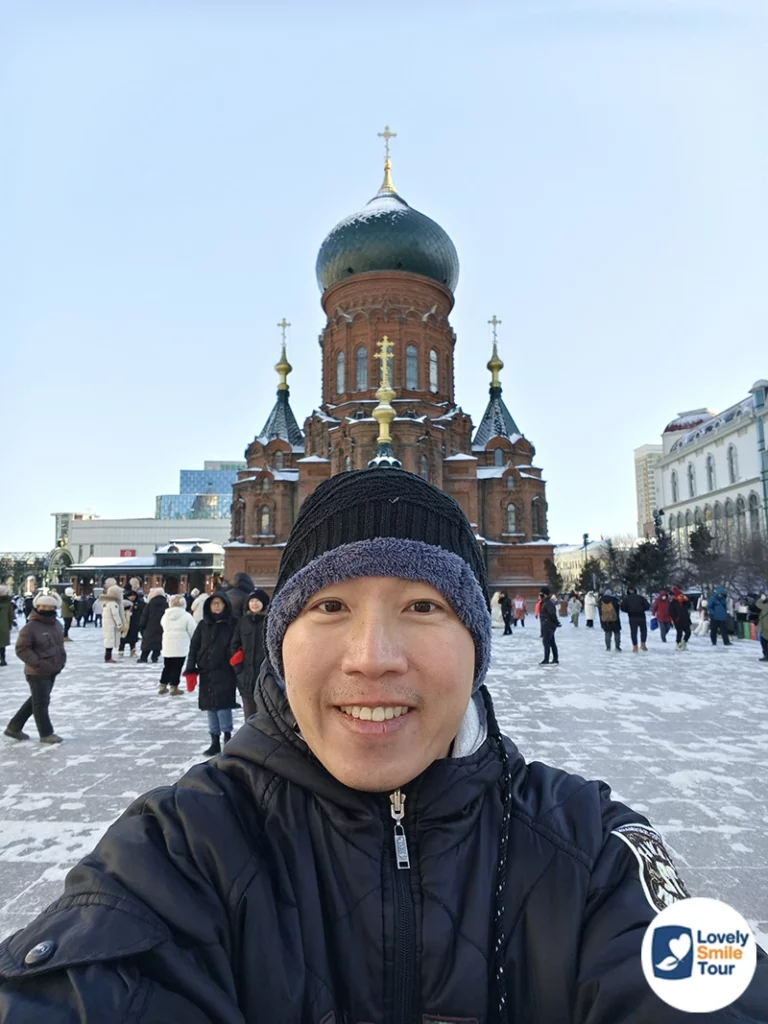 รีวิว มหาวิหารเซนต์โซเฟีย Saint Sophia Cathedral แห่งเมืองฮาร์บิน 5 ถ่ายรูปบริเวณมหาวิหารเซนต์โซเฟีย Saint Sophia Cathedral