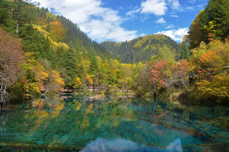 รีวิว จิ่วจ้ายโกว Jiuzhaigou ที่เที่ยวมรดกโลกที่ต้องไปสักครั้ง 2 ทัวร์จีนพาเที่ยวจิ่วจ้ายโกว Jiuzhaigou