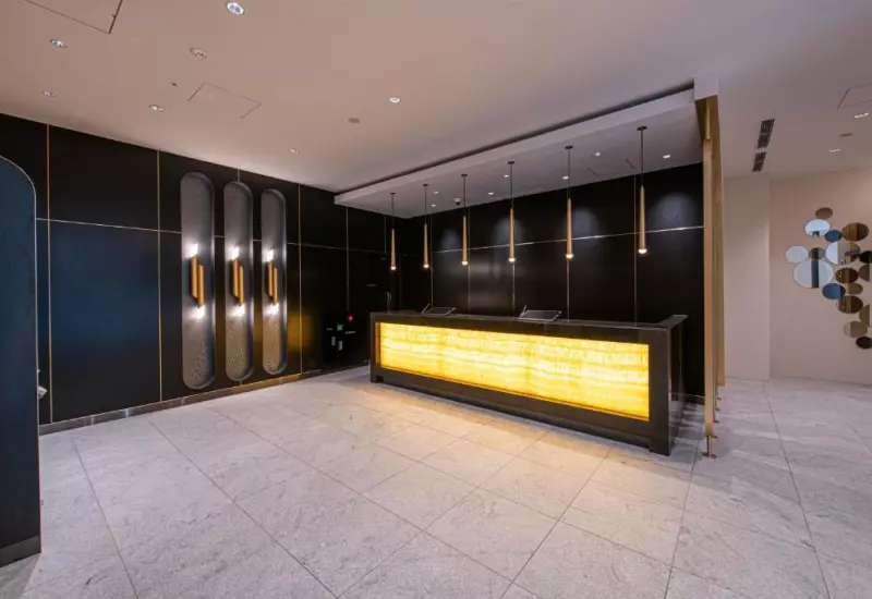 10 ที่พักโอซาก้า ใกล้สถานีรถไฟ อัปเดตล่าสุด 12 ล็อบบี้ของโรงแรม Welina Hotel Premier Osaka Namba
