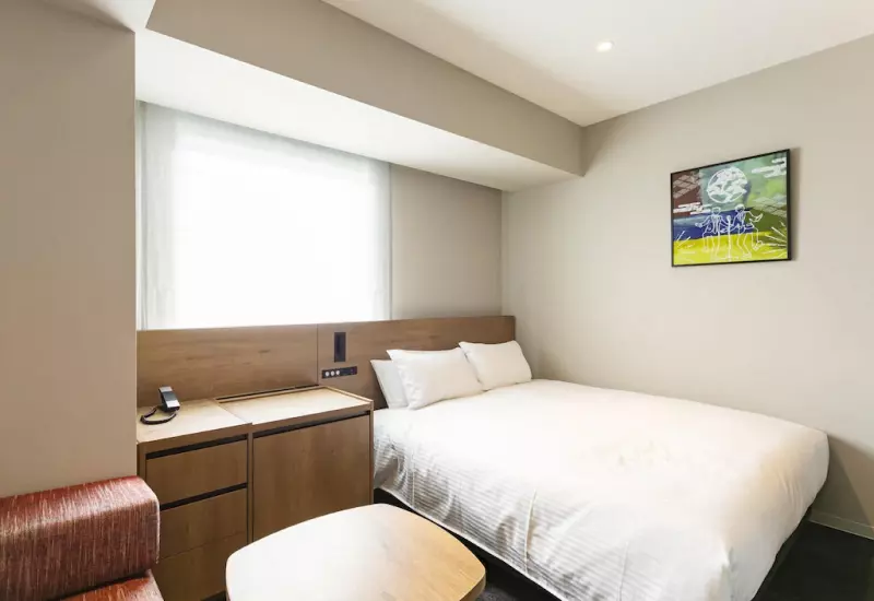 10 ที่พักโอซาก้า ใกล้สถานีรถไฟ อัปเดตล่าสุด 25 ห้องมาตรฐานเตียงใหญ่ Standard Double Room