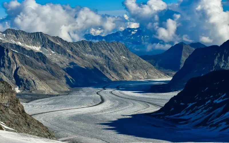 รีวิว ยอดเขาจุงเฟรา แห่งสวิตเซอร์แลนด์ พร้อมการเตรียมตัว อัปเดต 2025 9 Aletsch Glacier