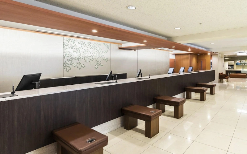 10 ที่พักเกียวโต ใกล้สถานีรถไฟ อัปเดตล่าสุด 39 ล็อบบี้โรงแรม Hotel Elcient Kyoto Hachijoguchi