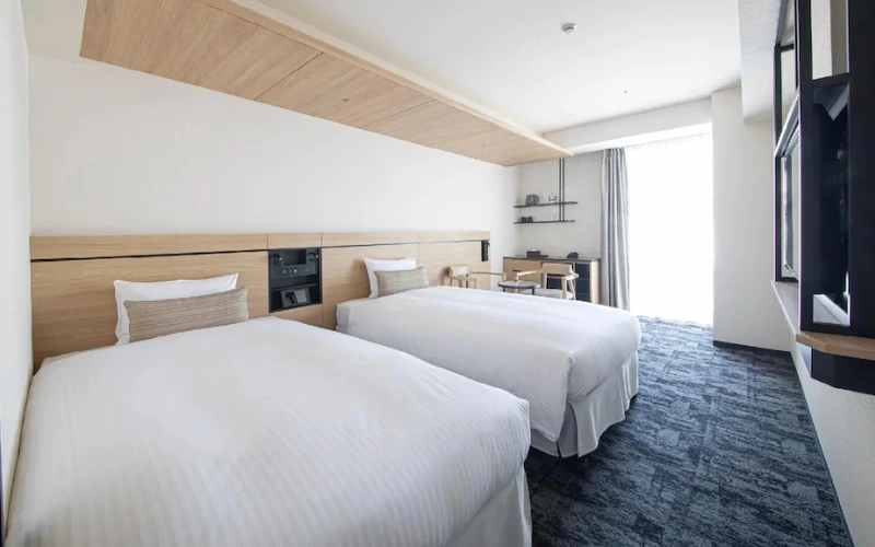 10 ที่พักเกียวโต ใกล้สถานีรถไฟ อัปเดตล่าสุด 12 ห้อง Standard Twin Room - Non-Smoking โรงแรม Hotel Keihan Kyoto Ekiminami