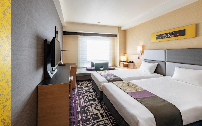 10 ที่พักเกียวโต ใกล้สถานีรถไฟ อัปเดตล่าสุด 24 ห้อง Japanese Western Style Non-Smoking โรงแรม Hotel New Hankyu Kyoto