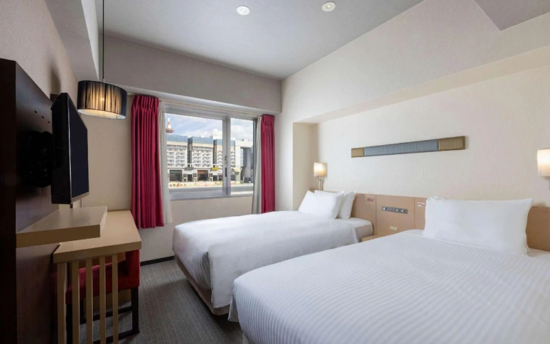 10 ที่พักเกียวโต ใกล้สถานีรถไฟ อัปเดตล่าสุด 4 ห้อง Standard 2 Single Beds - No Smoking โรงแรม Ibis Styles Kyoto Station