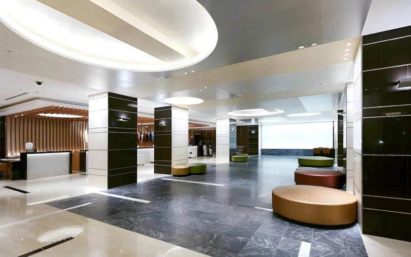 10 ที่พักเกียวโต ใกล้สถานีรถไฟ อัปเดตล่าสุด 19 ล็อบบี้โรงแรม Miyako Hotel Kyoto Hachijo