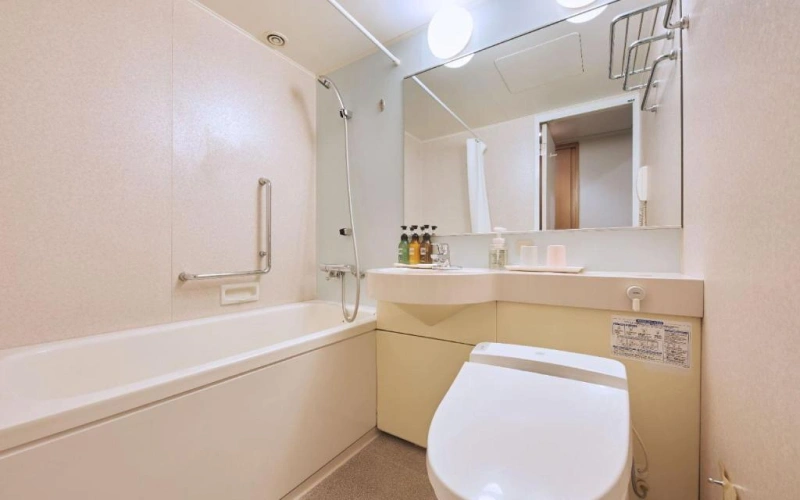 10 ที่พักเกียวโต ใกล้สถานีรถไฟ อัปเดตล่าสุด 21 ห้องน้ำของห้อง Main Building Standard Floor Compact Twin Room - Non-Smoking โรงแรม Miyako Hotel Kyoto Hachijo