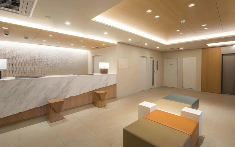 10 ที่พักเกียวโต ใกล้สถานีรถไฟ อัปเดตล่าสุด 6 ล็อบบี้โรงแรม Sotetsu Fresa Inn Kyoto-Hachijoguchi