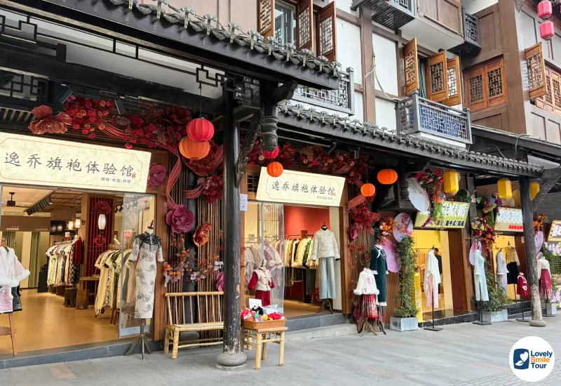 รีวิวทัวร์ฉงชิ่ง อู่หลง ฝูหลิง ต้าจู๋ 6 วัน 4 คืน 75 ร้านเสื้อผ้า