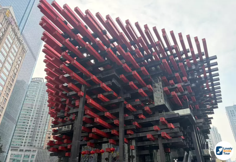 รีวิวทัวร์ฉงชิ่ง อู่หลง ฝูหลิง ต้าจู๋ 6 วัน 4 คืน 83 ตึกตะเกียบ