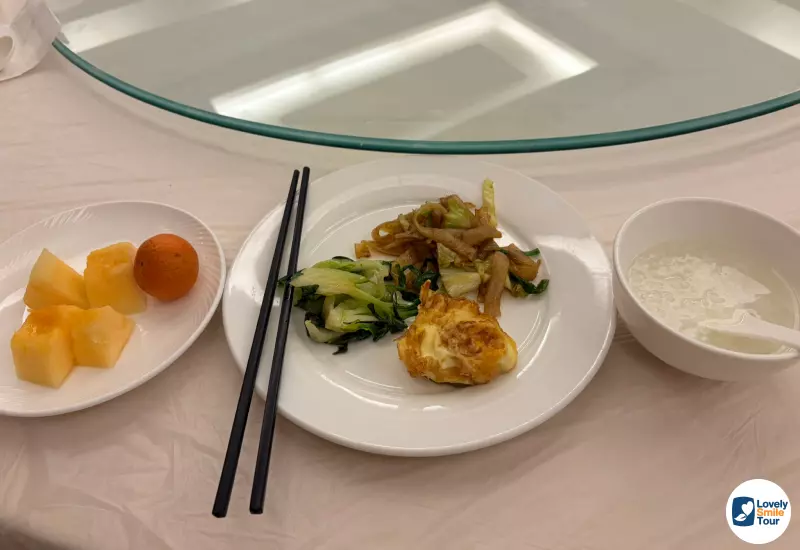 รีวิวทัวร์ฉงชิ่ง อู่หลง ฝูหลิง ต้าจู๋ 6 วัน 4 คืน 41 อาหารเช้าที่โรงแรม