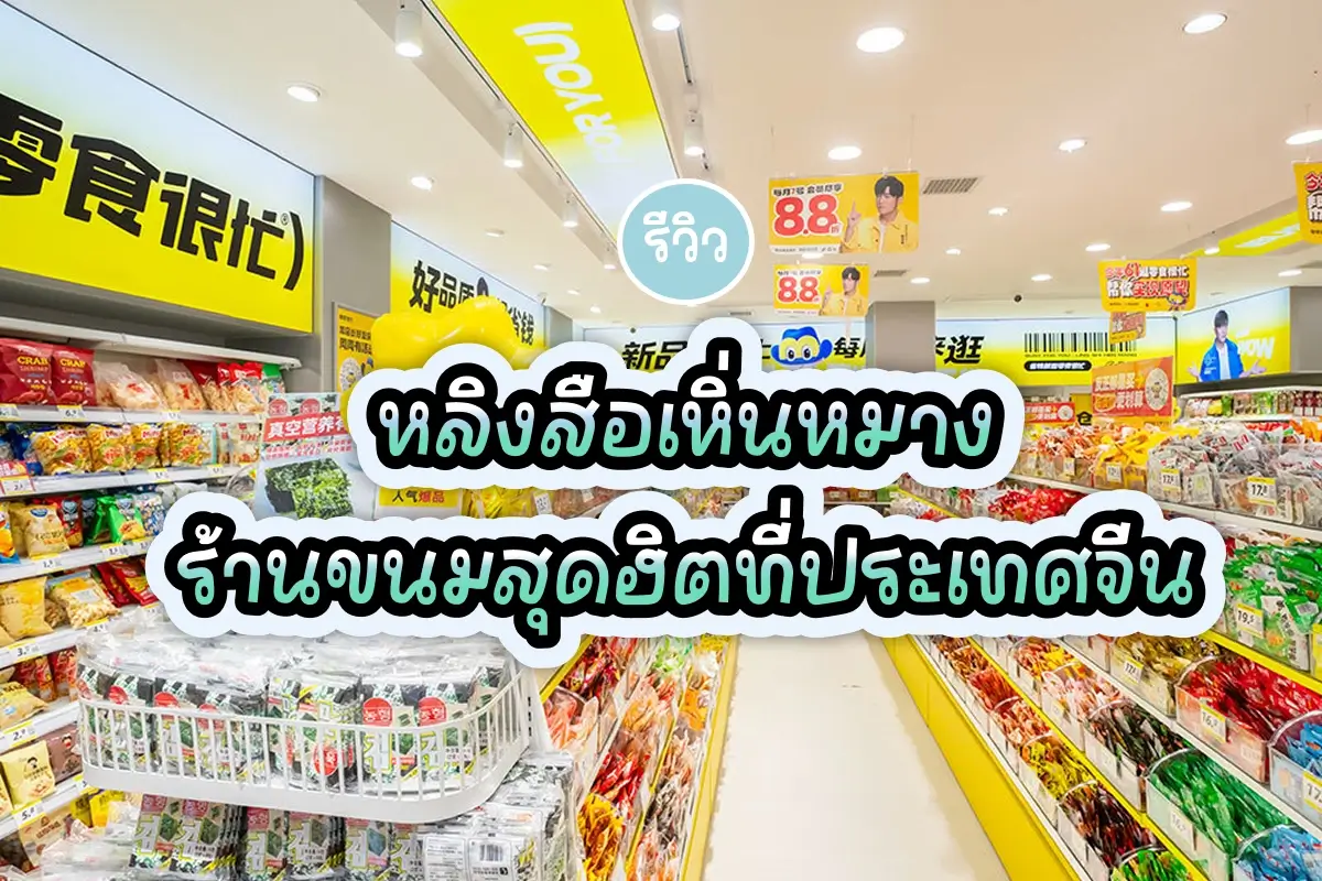 รีวิว หลิงสือเหิ่นหมาง (Busy for you) ร้านขนมสุดฮิตที่ประเทศจีน 1 Busy for you