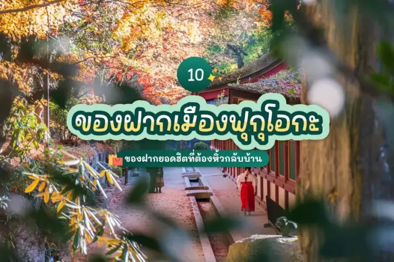 รีวิว 10 ของฝากเมืองฟุกุโอกะ ยอดฮิตที่ต้องหิ้วกลับบ้าน