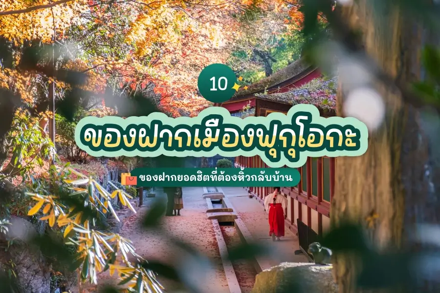รีวิว 10 ของฝากเมืองฟุกุโอกะ ยอดฮิตที่ต้องหิ้วกลับบ้าน