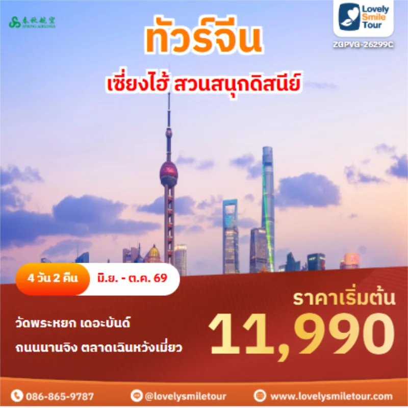 รหัส ZGPVG-26299C เซี่ยงไฮ้ สวนสนุกดิสนีย์