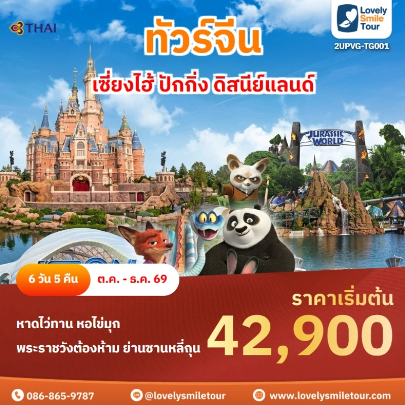 2UPVG-TG001 เซี่ยงไฮ้ ปักกิ่ง ดิสนีย์แลนด์