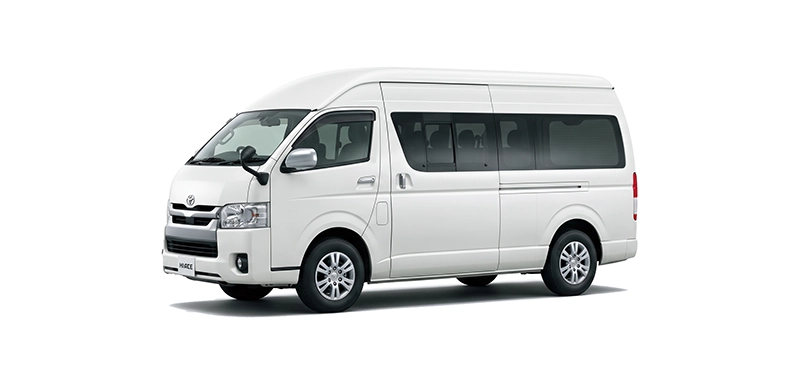 เช่ารถพร้อมคนขับ ญี่ปุ่น โดยใช้รถ Toyota Hiace Grand Cabin 8-9 ที่นั่ง