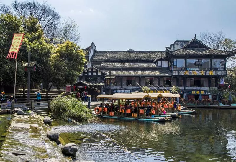 รีวิว เมืองโบราณหวงหลงซี สัมผัสเสน่ห์จีนพันปี 6 Huanglongxi Town