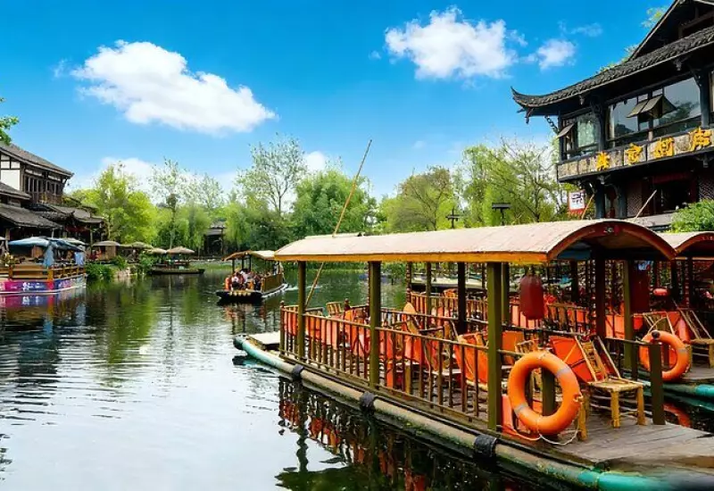 รีวิว เมืองโบราณหวงหลงซี สัมผัสเสน่ห์จีนพันปี 9 ช่วงฤดูร้อนของเมืองโบราณหวงหลงซี